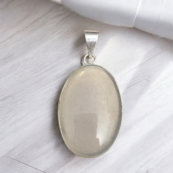 Artisan Jewelry - Opalite Silver Pendant